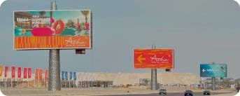 volcano ads banners in Egypt